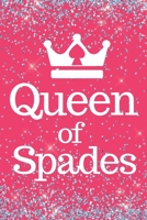 Queen of Spades: Queen of Spades 6x9inch Composition Book/Planner. Great gift for Spades Players. Ideal for Women, Teens and Queens for Xmas, Birthday, Valentine, Mother's Day or Any Occasion. 1659459613 Book Cover