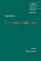 Untimely Meditations 8026889762 Book Cover
