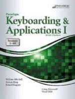 Paradigm Keyboarding and Applications I: Sessions 1-60 Using Microsoft(r) Word 2010 0763847887 Book Cover