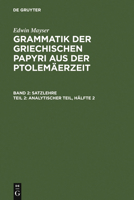 Analytischer Teil, Halfte 2 3110063875 Book Cover