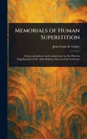 Memorials of Human Superstition 1023545659 Book Cover