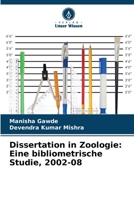 Dissertation in Zoologie: Eine bibliometrische Studie, 2002-08 (German Edition) 6208022231 Book Cover