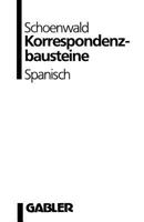 Korrespondenzbausteine Spanisch 3409197125 Book Cover