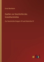 Quellen Zur Geschichte Des Investiturstreites 3846024635 Book Cover