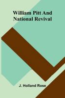 William Pitt And National Revival 9373053817 Book Cover