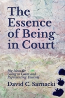 The Essence of Being in Court: Big Ideas for Going to Court and Representing Yourself B08QM1Z2Y9 Book Cover