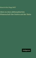 Ideen zu einer philosophischen Wissenschaft des Geistes und der Natur 3375093829 Book Cover