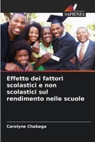 Effetto dei fattori scolastici e non scolastici sul rendimento nelle scuole (Italian Edition) 6208599652 Book Cover