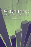 Performance Analysis for Public and Nonprofit Organizations 0763751065 Book Cover