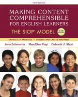 Making Content Comprehensible for English Learners: The SIOP Model 0205386415 Book Cover