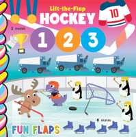 Hockey 123-Fun Flaps Board Book 1738998010 Book Cover
