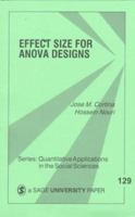 Effect Size for Anova Designs 0761915508 Book Cover