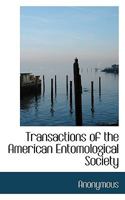 Transactions of the American Entomological Society 1341864022 Book Cover