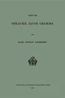 �ber die Sprache Jacob Grimms. 3663152251 Book Cover