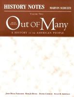 History Notes: Out of Many: A History of the Amerian People Volume II Fifth Edition 0131694693 Book Cover