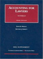 2004 Supplement to Accounting for Lawyers, Concise Edition 1566628563 Book Cover