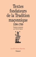 Textes fondateurs de la tradition maçonnique 2246513111 Book Cover