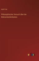 Philosophischer Versuch Uber Die Wahrscheinlichkeiten 3743351560 Book Cover