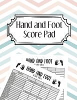 Hand and Foot Score Pad: Hand and Foot card game score sheets keeper notebook (Gifts). 1653355212 Book Cover