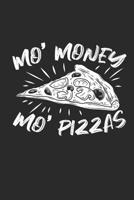 Mo' Money Mo' Pizzas: Dot matrix notebook for the journal or diary for women and men 1079652728 Book Cover