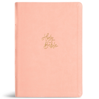 CSB Super Giant Print Reference Bible, Optimal Type, Digital Study Edition, Pink Leathertouch B0FP8D7TGR Book Cover
