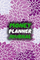 Money Planner Journal: Floral 52 Weeks or 365 Days Budget Management Organizer Notebook To Debt Out or Passive Income | Purple Flowers Print 1691130990 Book Cover