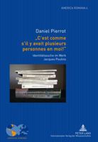 C'Est Comme S'Il y Avait Plusieurs Personnes En Moi !: Identitaetssuche Im Werk Jacques Poulins 3631625065 Book Cover