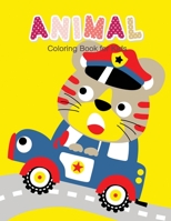 Animal Coloring Book for Kids: Children Activity Books for Kids Ages 2-4, 4-8, Boys, Girls, Fun Early Learning, Relaxation 1691977756 Book Cover