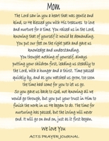 Mom We Love You: Yellow And White Stripe Watercolor 8.5x11 Prayer Journal With 120 A.C.TS. Pages, Christian Mom's Guided Notebooks For Praying, Religious Mother Poem Card Alternative 170056644X Book Cover