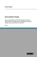 De la la?cit? ? l'?cole 3638773574 Book Cover