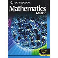 Holt McDougal Mathematics: Student Edition Grade 7 2012 0547647174 Book Cover