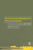 Environmental Management Plans Demystified: A Guide to ISO 14001 0415246636 Book Cover