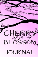 Cherry Blossom Journal: Cherry Blossom themed Journal, Notebook, Small, 6x9, lined Gift for person who is crazy for cherries, pink and black 1692495488 Book Cover