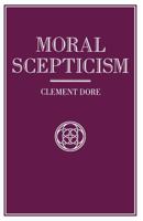 Moral Scepticism 1349213330 Book Cover
