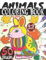 Animals Coloring Book for Kids 4-9 years: Worlds Cutest Animals Coloring Book - Animal Mandala Coloring Book for Kids - Animal World Coloring Book - ... & Girls B08MSS9L3P Book Cover