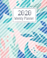 Weekly Planner for 2020- 52 Weeks Planner Schedule Organizer- 8x10 120 pages Book 10: Large Floral Cover Planner for Weekly Scheduling Organizing Goal Setting- January 2020/December 2020 1677095393 Book Cover