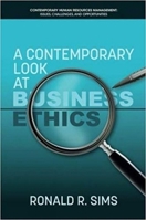 A Contemporary Look at Business Ethics (hc) 168123954X Book Cover