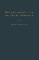 Pharmakopsychologie Und Psychopathologie 364249529X Book Cover