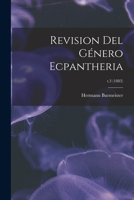 Revision Del Género Ecpantheria; t.3 1015089380 Book Cover