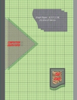 Graph Paper Notebook 8.5 x 11 IN, 21.59 x 27.94 cm [150 page]: 5 squares per inch [.5 pt.]& 1 inch thick [1pt] perfect binding, non-perforated, Double-sided Composition Graph Paper, Coordinate Paper,  1676591796 Book Cover