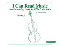 I Can Read Music: Cello (Volume II of II) 0874874297 Book Cover