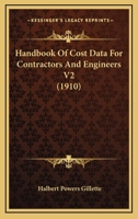 Handbook Of Cost Data For Contractors And Engineers V2 1164138154 Book Cover