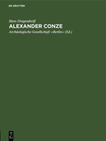 Alexander Conze 3111222748 Book Cover