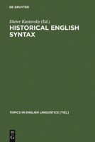 Historical English Syntax 3110124319 Book Cover