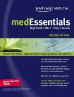 medEssentials, Second Edition: High-Yield USMLE Step 1 Review (Kaplan Medessentials) 1427797161 Book Cover