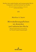 Mitveraeu�erungspflichten Im Deutschen Und Italienischen Recht: Rechtsvergleichende Untersuchung Bei Venture-Capital-Finanzierungen 3631755333 Book Cover