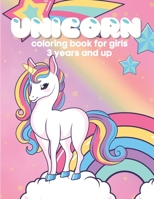 Unicorn: Coloring book for girls 3 years and up B08WZ5PC64 Book Cover