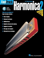 FASTTRACK HARMONICA 2 BK/CD FOR C DIATONIC HARMONICA (Fasttrack Music Instruction) 0634096443 Book Cover