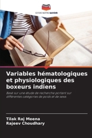 Variables hématologiques et physiologiques des boxeurs indiens (French Edition) 6208603765 Book Cover
