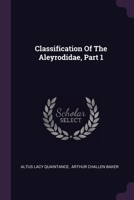 Classification Of The Aleyrodidae, Part 1 1378511522 Book Cover